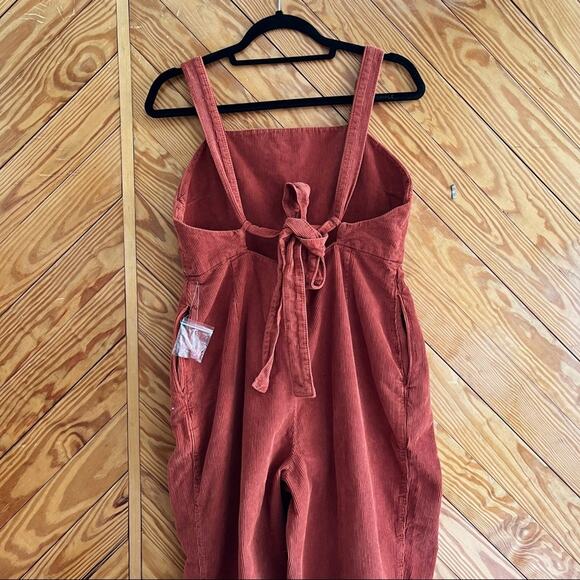 Free People Josephine Corduroy Jumpsuit Overall - Picture 6 of 8